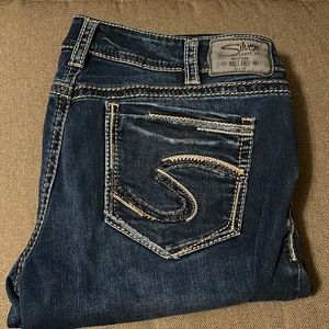 Silver Suki Jeans